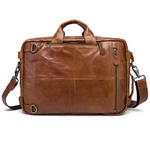 Marble Leather Laptop-Briefcase