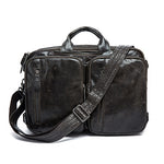 Marble Leather Laptop-Briefcase